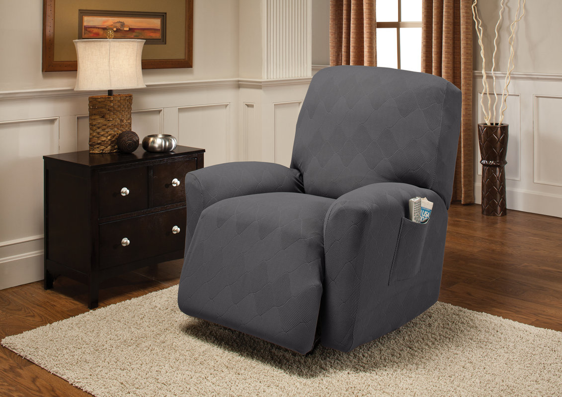 Red Barrel Studio Levine Box Cushion Recliner Slipcover & Reviews Wayfair